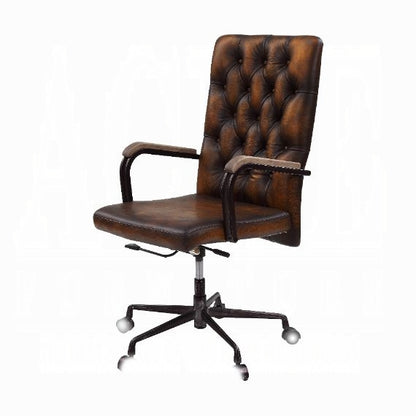 Noknas Top Grain Leather Office Chair