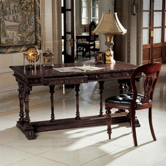 Chateau Chambord Mahogany Desk Table