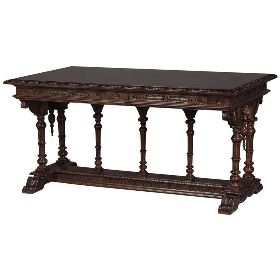 Chateau Chambord Mahogany Desk Table