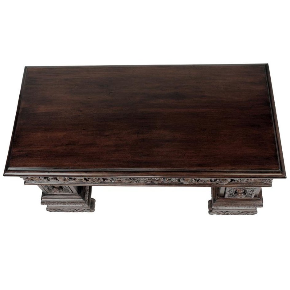 Avignon Mahogany Carved Coffee Table