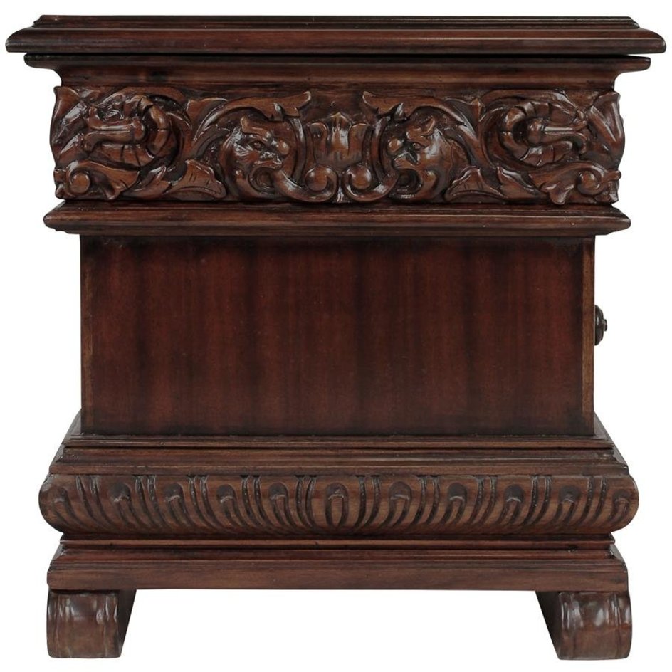 Avignon Mahogany Carved Coffee Table