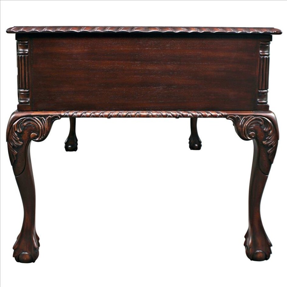 Chippendale Mahogany Partners Writing Desk