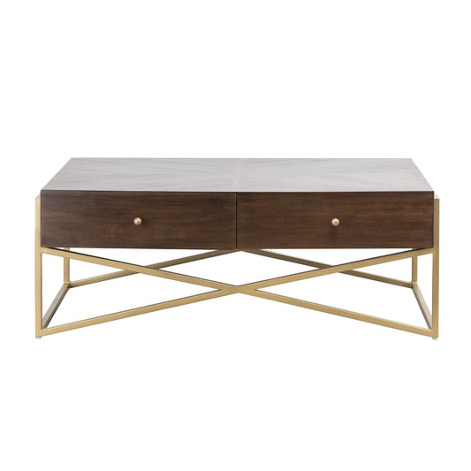 Guilford Mahogany Contemporary Coffee Table