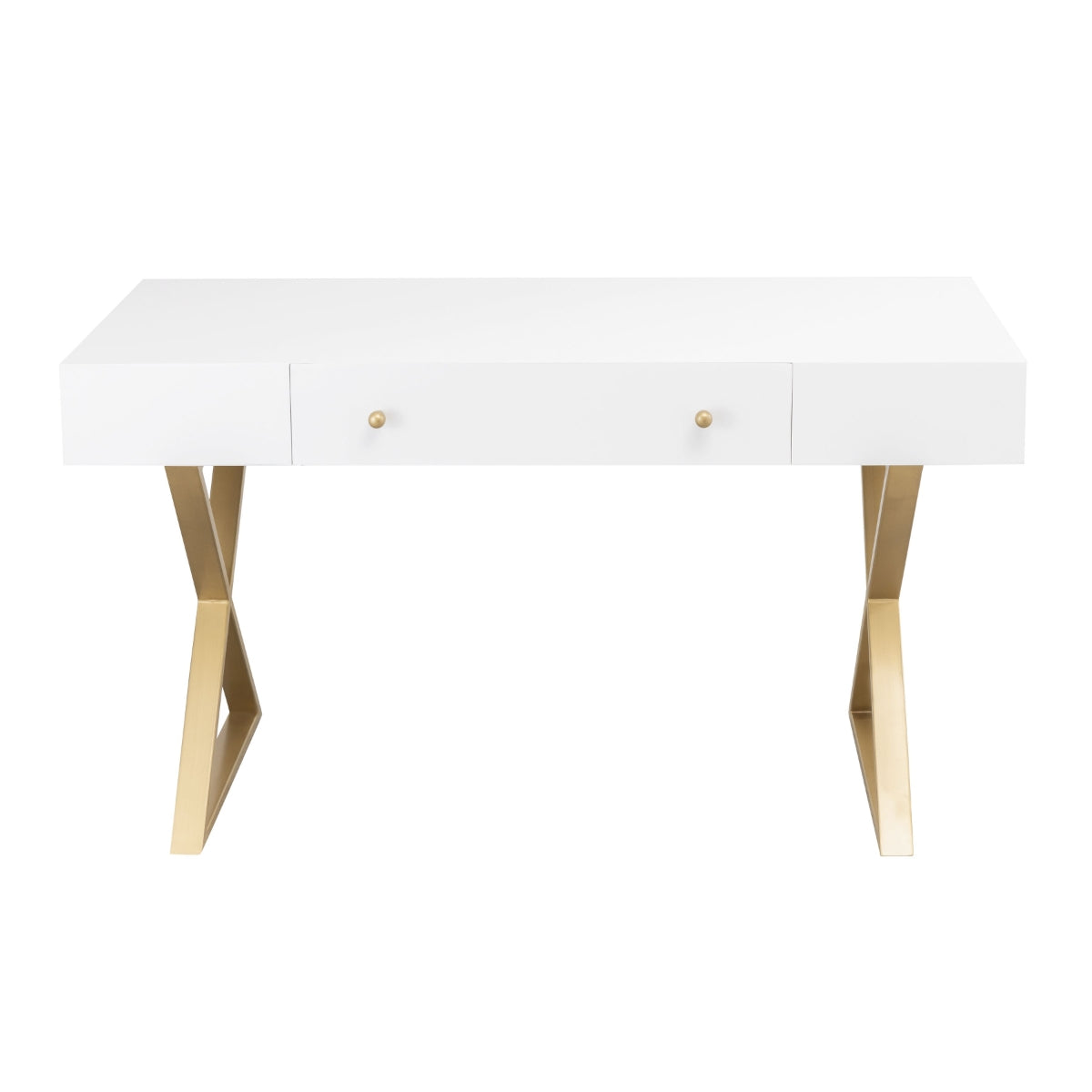 Guilford Contemporary Whitewash Wood Desk