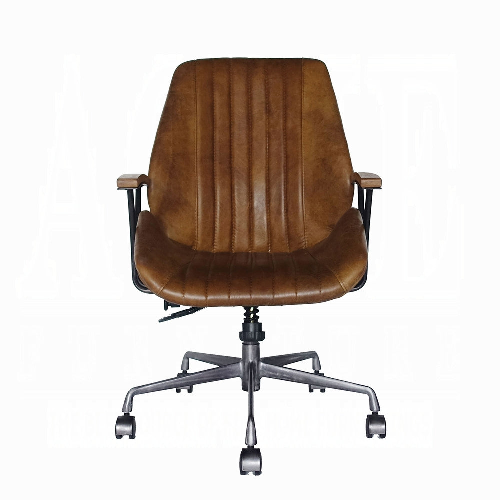 Hamilton Leather Office Chair (Coffee)