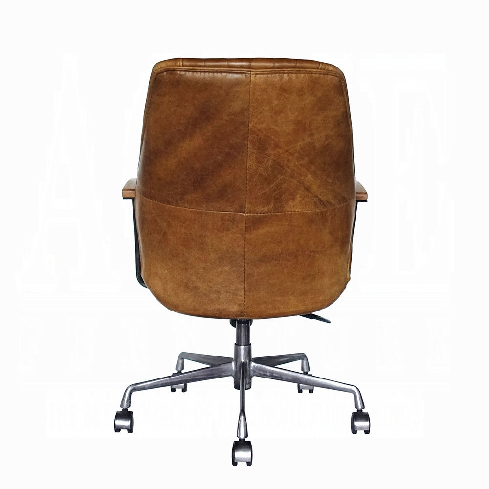 Hamilton Leather Office Chair (Coffee)