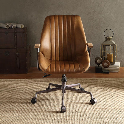 Hamilton Leather Office Chair (Coffee)