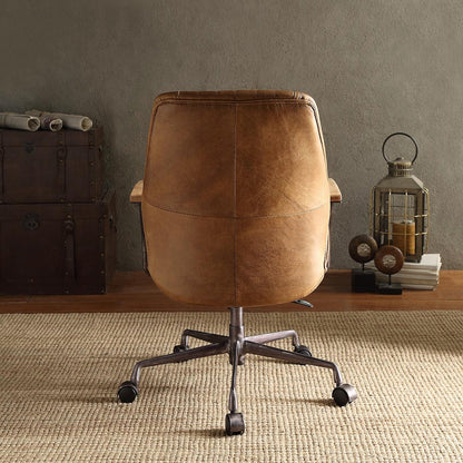 Hamilton Leather Office Chair (Coffee)