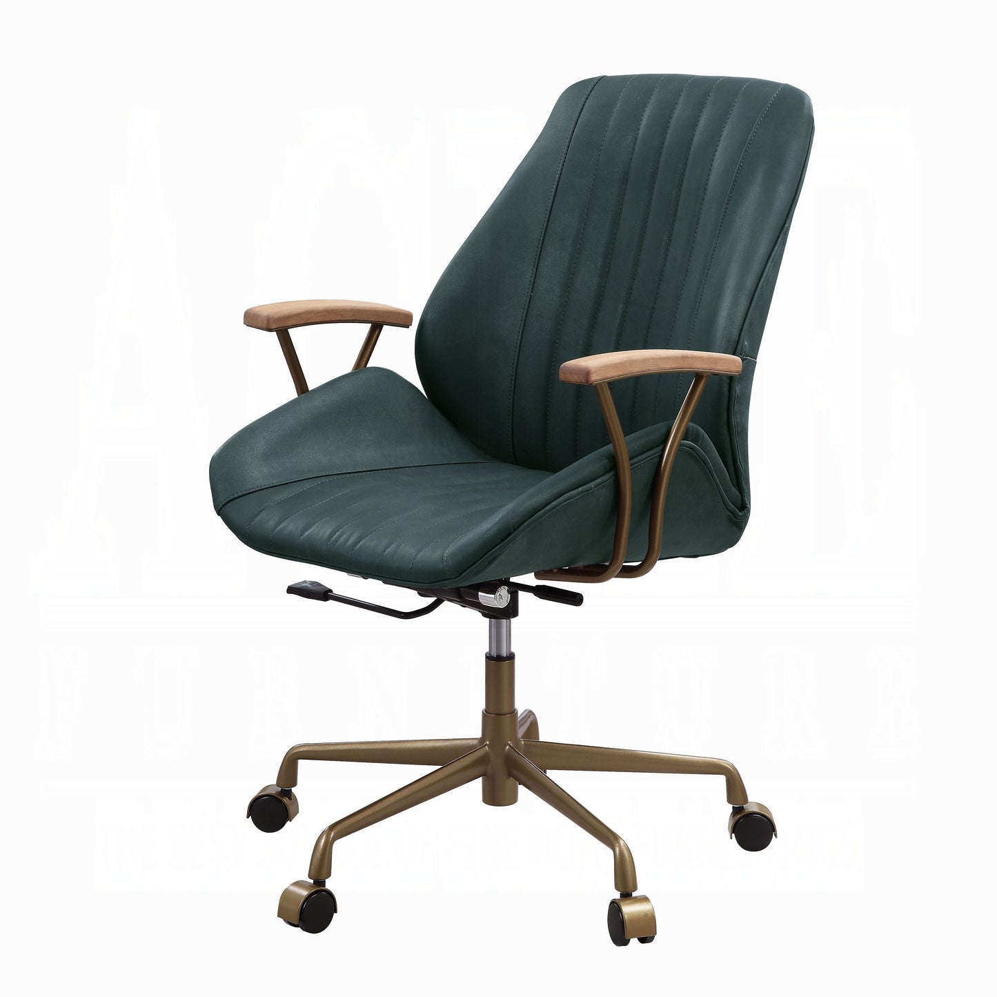 Hamilton Leather Office Chair (Dark Green)