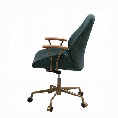 Hamilton Leather Office Chair (Dark Green)