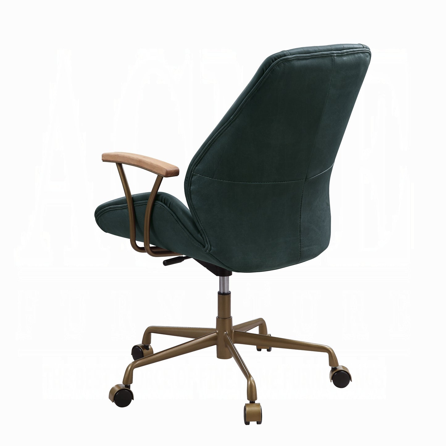 Hamilton Leather Office Chair (Dark Green)