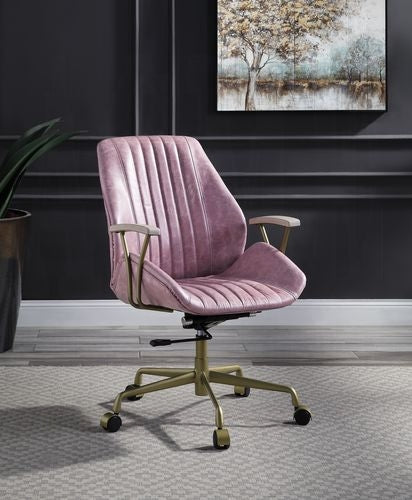 Hamilton Leather Office Chair (Pink)