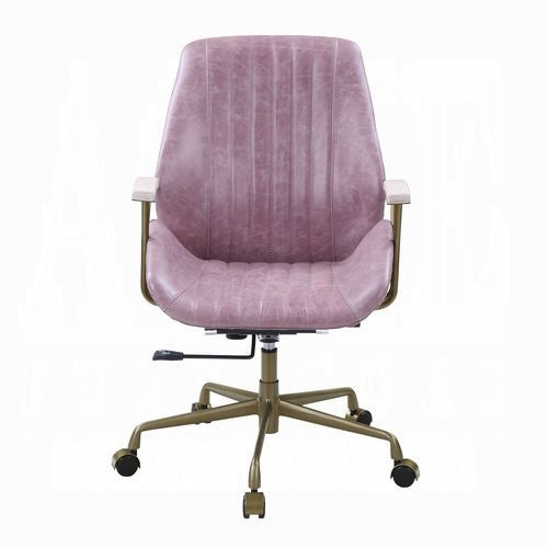 Hamilton Leather Office Chair (Pink)