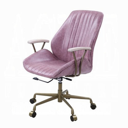 Hamilton Leather Office Chair (Pink)