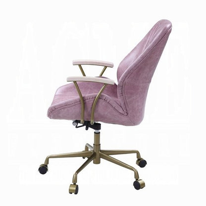 Hamilton Leather Office Chair (Pink)