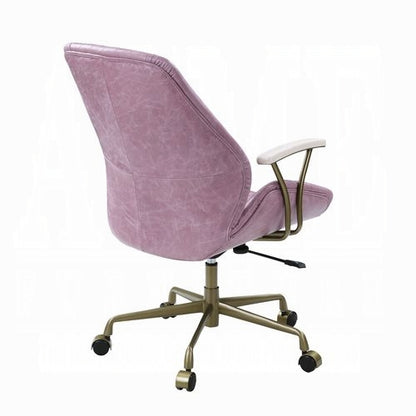 Hamilton Leather Office Chair (Pink)