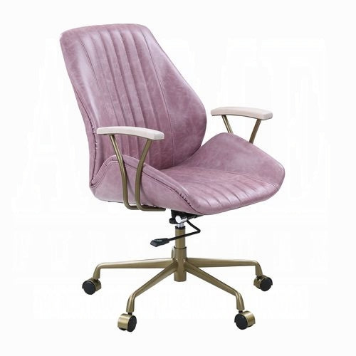 Hamilton Leather Office Chair (Pink)