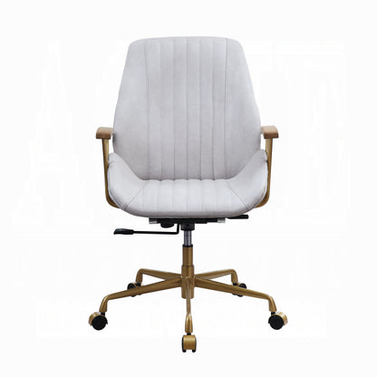 Hamilton Leather Office Chair (White)