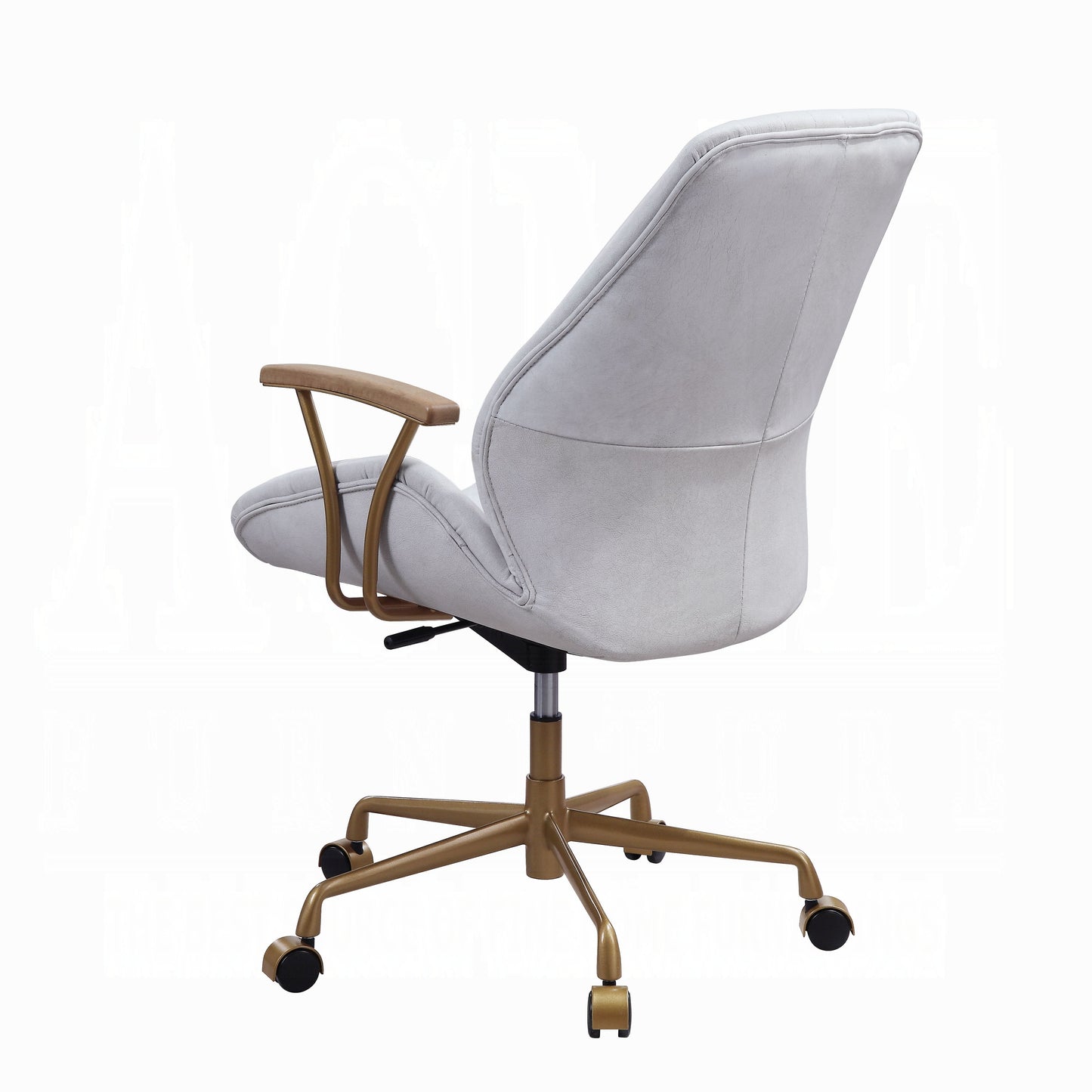 Hamilton Leather Office Chair (White)