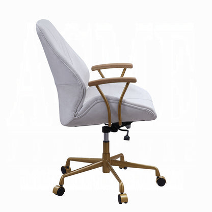 Hamilton Leather Office Chair (White)