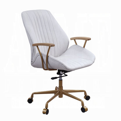 Hamilton Leather Office Chair (White)