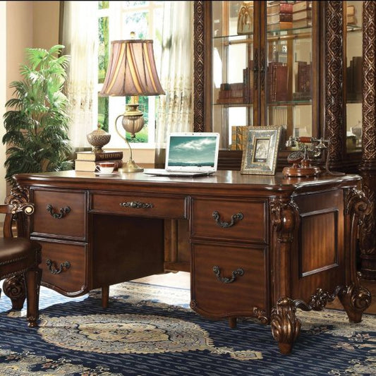 Vendome Executive Desk - Cherry Wood