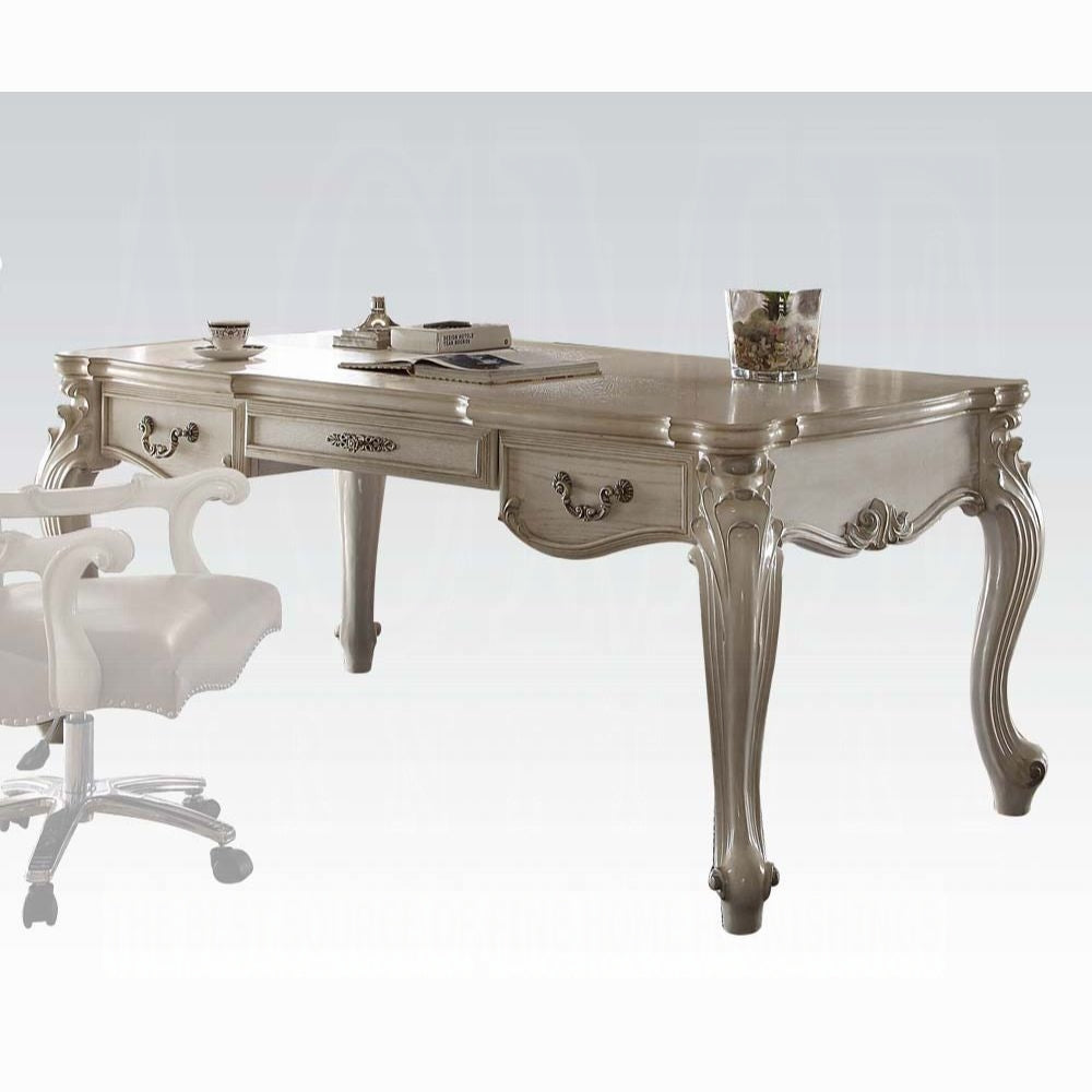 Vendome Writing  Desk - Bone White Finish