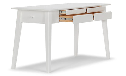 Avalon 1500 White Desk