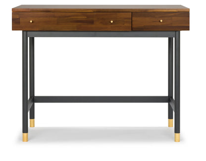 Soho Acacia Wood Small Vanity Desk